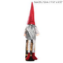 Load image into Gallery viewer, Christmas Wine Bottle Decor Set Santa Claus Snowman Bottle Cover Clothes Kitchen Decoration for New Year Xmas Dinner