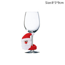 Load image into Gallery viewer, Christmas Wine Bottle Decor Set Santa Claus Snowman Bottle Cover Clothes Kitchen Decoration for New Year Xmas Dinner