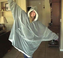 Load image into Gallery viewer, Hoodie Sweatshirt for Women Oversize Hoody Sweatshirt Blanket Sherpa Coats Comfy Pullover Christmas Sudadera Mujer