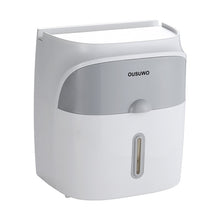 Load image into Gallery viewer, ONEUP Toilet Paper Holder Double Waterproof Storage Box Wall Mounted Bathroom Roll Dispenser Portable Toilet Paper Holders