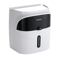 Load image into Gallery viewer, ONEUP Toilet Paper Holder Double Waterproof Storage Box Wall Mounted Bathroom Roll Dispenser Portable Toilet Paper Holders