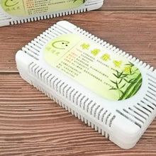 Load image into Gallery viewer, Bamboo Charcoal Fridge Air Purifier Activated Bamboo Charcoal Refrigerator Deodorant Box Odors Smell Remover Deodorizer Home